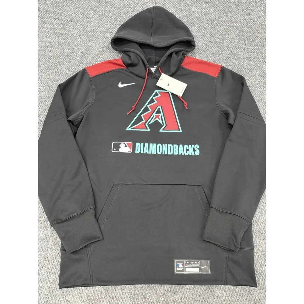 Arizona Diamondbacks Men's M Nike Authentic Therma Fit Hoodie MLB Sweatshirt